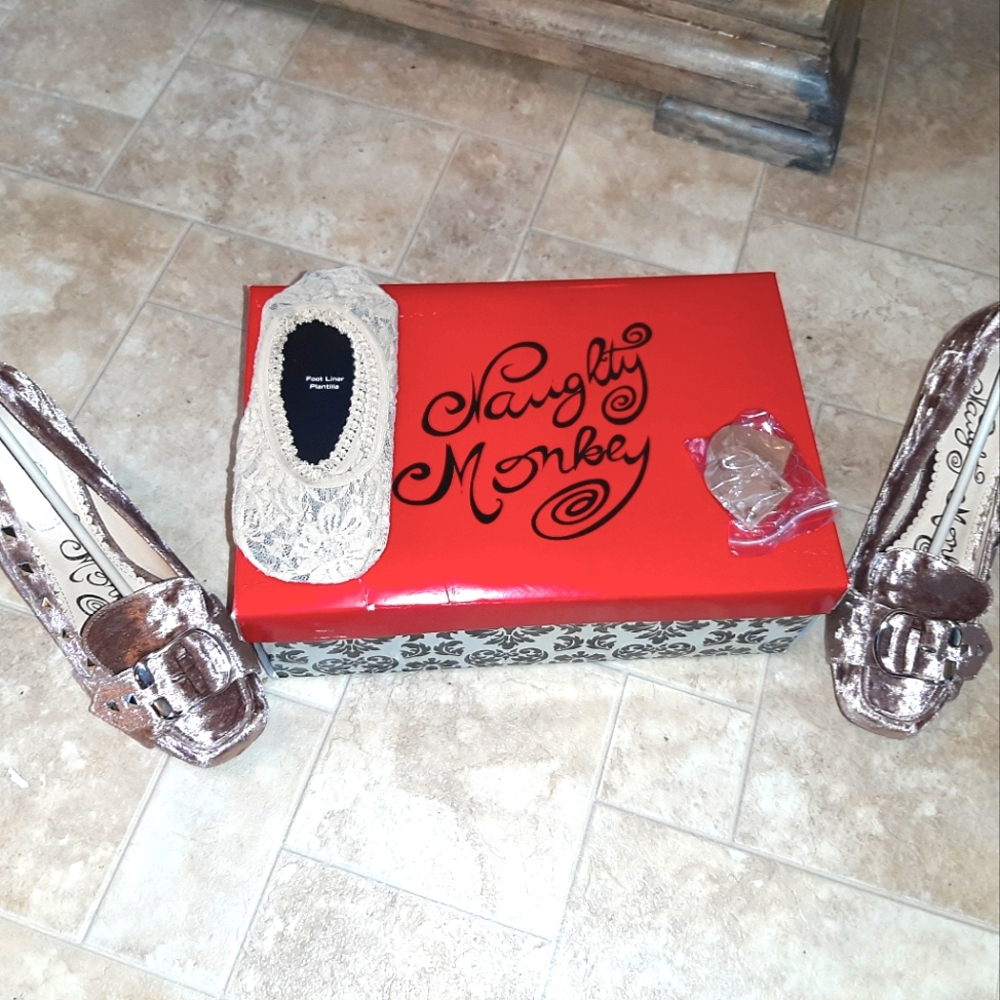 Naughty Monkey Tan Heels....